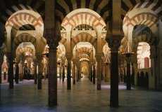 Ispahan Mosquée du Vendredi traitement plastique des nervures à l'extrados d'un iwan